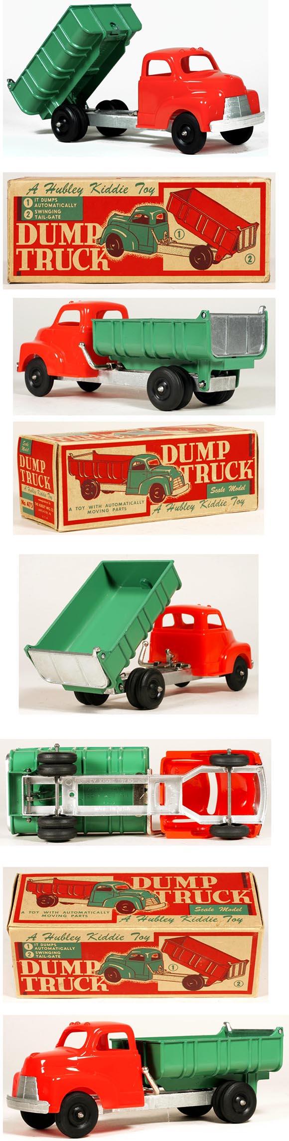 c.1952 Hubley, No.510 Kiddie Dump Truck in Original Box